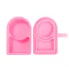 Pote de Silicone para Almoço Pode Ser Aquecido no Micro-ondas, Compartimento de Pote de Almoço, Pote de Almoço de Grau Alimentício, Pote de Silicone para Lanches