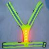 Shengchi Elastic Strap Reflective Vest Night Run Riding Safety Protection para adultos e crianças Elastic Strap ajustável