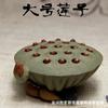 Rociador de agua semilla de loto arena púrpura mascota de té decoración de bandeja de té al por mayor Yixing arena púrpura mano de obra fina realista lote mixto