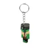 Chaveiro de Desenho Animado Minecraft Chaveiro de Plástico Macio PVC Pingente Pequeno para Bolsa Venda Quente Transfronteiriça Atacado