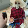 Esqueletos de banjo animados de Halloween transfronterizos de Halloween esqueleto de calavera de banzhuo