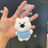 Ins Blush Pacha Dog - Muñeca linda con forma de corazón para niña, colgante de mochila escolar, muñeca creativa de peluche, regalo para pareja de dibujos animados