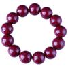 Pulsera de cuentas redondas de cinabrio con cuentas de Buda de productos genuinos naturales Town Surprise, pulsera unisex con arena dorada púrpura imperial de alto contenido para hombres y mujeres