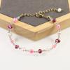 Novo Estilo Coreano Dongdaemun Pulseira de Pérola de Água Doce Pérola Multicolorida Pulseira Estilo Frio para Namorada Pulseira Feminina de Nicho