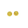 Plata de Ley S925 Chapada en Oro Zirconia Cuentas de Cráter Cuentas Accesorios para Pulseras Diy Cuerda Accesorios para Pulseras Hechos a Mano