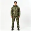 Conjunto de Treino de Algodão Acolchoado à Prova de Frio Extremo L7 Portátil para Outono e Inverno Uniforme de Treino Casaco de Algodão Quente Repelente à Água para Exterior