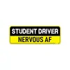 Novo Produto Transfronteiriço Estágio para Motoristas Iniciantes Adesivo Refletivo Magnético Adesivo de Para-choque Inglês DIY Edição Gratuita Adesivo