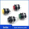 Interruptor de botão auto-Reset botão R13-507 interruptor mecânico circular jog botão interruptor atacado