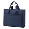 Bolsa Masculina Transfronteiriça Nova Primavera e Verão 2025 Impermeável de Nylon Casual Grande Capacidade Multicamadas com Zíper Bolsa de Mão Bolsa para Computador