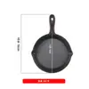 Dropshipping Transfronteiriço Frigideira de Ferro Fundido Plana Sem Revestimento Assadeira de Pizza Doméstica Forno Panela para Churrasco Bife Panela de Ferro Fundido Antiaderente
