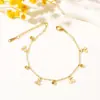 Nuevo Pulsera de Flor de Lirio del Valle de Doble Capa, Exquisita y Versátil, Pulsera de Acero de Titanio de Alta Gama, Joyería de Diseño de Nicho de Lujo Ligero