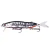 Señuelo Transfronterizo Multi-Sección Pez Biónico Señuelo Duro 12cm Flotante y Sumergible Set de Señuelos de Pesca 10 Colores Equipo de Pesca