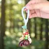 Semente Idioma Sino Claro Fruta Casca Material Kit DIY Plantação de Plantas Sino Pendurado Bolsa Chaveiro Joia Artesanal Pingente Atacado