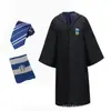Nuevas Túnicas Mágicas, Varitas Mágicas de Resina, Sombreros, Bufandas, Disfraces Muggle de Harry Potter, Ropa de Cosplay de Soporte para Convenciones de Cómics
