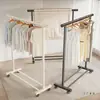 Secador de Roupas de Barra Única para Quarto, Uso Doméstico, Varanda de Dormitório, Cabideiro Simples para Roupas e Chapéus
