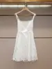 Shenzhen Nanyou Ropa Fina para Mujer Nueva Colección de Verano Estilo Elegante y Femenino Temperamento Suave Diseño de Encaje Vestido de Tirantes