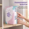 Bolsa de compresión al vacío Stilruhe sin bomba, liberación manual de aire, retención de aire duradera, semitransparente y visible