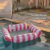 Colchoneta Flotante Inflable de Malla de Cuatro Compartimentos para Exteriores, Cama Flotante Plegable con Respaldo de Malla, Productos Inflables para Agua, Sillón, Cama Flotante