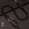 Nuevo Nudo Ruyi Rojo del Sur Joyería Hecha a Mano Cordón Jade Oro Cadena para Clavícula Cuerda para el Cuello Cadena para Suéter Cuerda para el Cuello Al por Mayor
