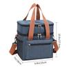Bolsa Térmica Simples de Camada Dupla Amazon Folha de Alumínio Espessa Bolsa de Gelo para Conservação Fresca a Longo Prazo Transversal Portátil Bolsa Térmica para Exterior