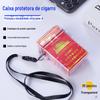 Caixa de cigarro transparente selada, à prova d'água e à prova de umidade, à prova de pressão, 20 pacotes inteiros portáteis, fabricante de cigarros grossos de origem transfronteiriça