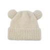 Orelhas de urso transfronteiriças chapéu de malha redutor de idade outono e inverno esportes chapéu fofo chapéu com aba de veludo Teddy estilo coreano lã quente