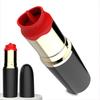 Batom Bêbado Flor de Pessegueiro Carregamento USB Lamber a Língua 10 Frequências Masturbador Feminino Brinquedo Sexual Adulto