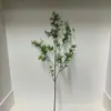 Flores artificiales estilo bosque para bodas, hierba de espárrago, plantas verdes artificiales doradas en capas, decoración de bodas para el hogar, flores artificiales para exteriores para paisajismo