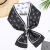 Bufanda Larga Estrecha de Seda Estilo Nuevo 2023 para Mujer, Primavera y Otoño, Bufanda Decorativa para Cuello de Moda y Versátil