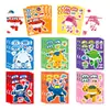 8 Desenhos Animados Super Wings Placa de Desenho Educacional DIY que Muda de Face para Crianças, Adesivos à Prova d'Água para Atacado Transfronteiriço