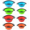 Cesta Dobrável Colorida Criativa Pronta para Uso do Fabricante Cesta de Lavar Legumes de Plástico Prato de Frutas Doméstico Bandeja de Drenagem de Água de Frutas e Legumes da Cozinha