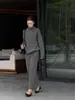 Atacado transfronteiriço moda feminina mais vendida casual estilo coreano gola alta manga longa elegante suéter de tricô pulôver HBZW918130