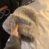 Chapéu de Tricô Peludo Feminino Outono e Inverno Estilo Japonês Circunferência da Cabeça Grande Aquece Espesso Chapéu de Lã Moda Coreana Chapéu Pequeno que Mostra o Rosto