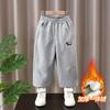 Pantalones de Chándal con Forro de Polar para Niños Pantalones para Deportes de Invierno Nuevos para Niños Otoño e Invierno Gruesos de Polar Elegantes