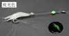 Cebo Artificial de Camarón Transfronterizo con Anzuelo 8cm/5g Señuelo de Pesca Señuelo Biométrico Señuelo Suave Realista Camarón Suave Señuelo Luminoso para Pesca Nocturna