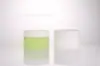 Botella de crema limpiadora de PP tipo almeja de 100 ml, redonda esmerilada, boca ancha, material de embalaje para crema limpiadora, botella de crema limpiadora