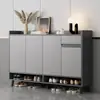 Zapatero para la entrada, un modelo nuevo y popular para 2026, un pequeño mueble de recibidor, un simple mueble de almacenamiento y un zapatero