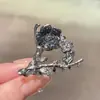 Horquilla de aleación para cabello medio, pequeña, de tamaño pequeño, nueva, de alta gama, con clip lateral