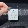 El Nuevo Set de Aretes de Múltiples Piezas de Lingshang Design es Ligero, Lujoso y Moderno, Versátil y Fresco y Dulce en Invierno, un Regalo para tu Novia y Mejor Amiga