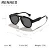 Gafas de Sol Pilot Forma de Rana de Doble Puente Nuevo Transfronterizo Raine para Hombres y Mujeres, Gafas de Sol de Estilo Urbano de Alta Gama Personalizadas