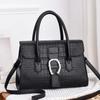 [Bolsa Feminina] 2025 Nova Moda Europeia e Americana Bolsa Feminina Crocodilo Ombro Transversal Bolsa Grande Feminina Tendência