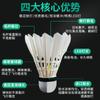 Luminosa Badminton Plástico À Prova de Vento Resistente a Golpes Sala de Treinamento Ao Ar Livre Nylon Noite Lâmpada Fluorescente com Badminton Luminoso