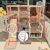 Pequeno apartamento cano de água estrutura de escalada caseira para bebê estrutura de fitness DIY casa multi-funcional engatinhar feito à mão