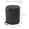 2204 Cubierta de Campana para Ventilador de Techo Ventilador Cilíndrico Cubierta de Mesa Cubierta de Polvo para Altavoz Tambor Hecho a Medida