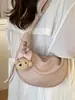 Bolso Texturizado de Alta Gama para Mujer con Gran Capacidad, Nuevo Bolso Cruzado de Diseño de Nicho Primavera/Verano 2026, Bolso Tipo Dumpling Vintage para el Día a Día