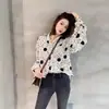 Camisa Estampada de Otoño para Mujer Nueva Retro Estilo Hong Kong Camisa Holgada de Estilo Perezoso Top de Manga Larga Camisa Base Trendy