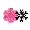 Llavero de Silicona con Cabeza de Reno Navideño, Molde de Goteo de Gel, Fabricación DIY de Pastel de Chocolate para Hornear