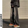 Pantalones vaqueros retro de primavera y otoño para hombre, rectos, holgados, de marca moderna, de pierna ancha, estilo americano, para la calle, informales, combinables, largos para niños.