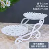 Arranjo de Aniversário Decorações de Mesa de Sobremesas Prateleira de Exibição de Casamento Europeu Mesa de Frutas Bandeja de Plástico para Bolo Suporte para Lanches