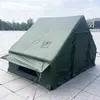 Tienda de Campaña Exterior Color Verde Militar 6.3 Tienda Inflable Universal de Cuatro Estaciones para Campamento en Casa al Aire Libre Casa de Picnic